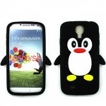 Wholesale Samsung Galaxy S4 3D Penguin Case (Black)